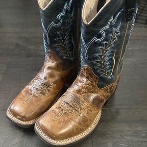 Kid’s Brown and Black Western Boots